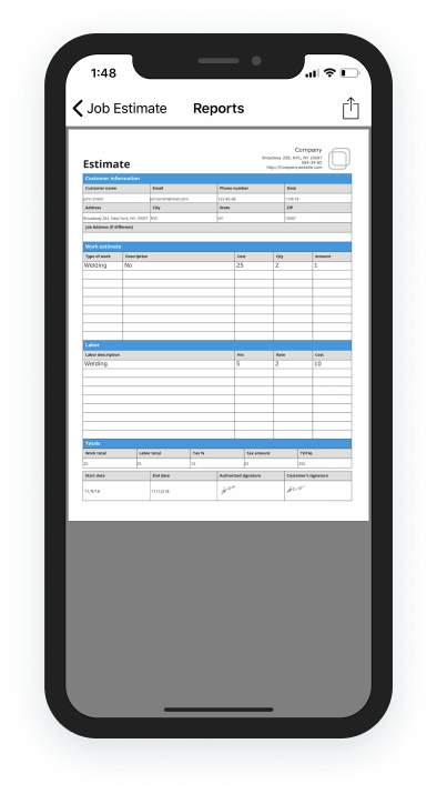 app to fill out forms on phone